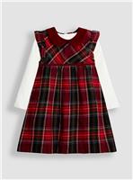 JOJO MAMAN BÉBÉ Tartan Baby Dress & Body Set 3-6 months