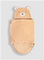 JOJO MAMAN B&Eacute;B&Eacute; Baby Bear Towel Cuddler One Size