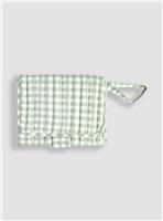 JOJO MAMAN BÉBÉ Quilted Travel changing Mat - Green Gingham One Size