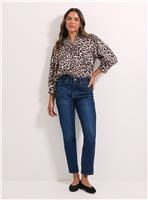 DOROTHY PERKINS Leopard Printed Overhead Shirt 12