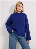 DOROTHY PERKINS Button Overarm Jumper M