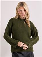 DOROTHY PERKINS Button Overarm Jumper XL