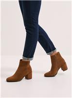 DOROTHY PERKINS Morgan Round Toe Medium Block Heel Ankle Boots 8