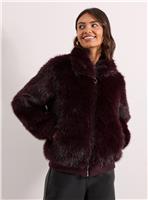 DOROTHY PERKINS Faux Fur Bomber Jacket L
