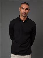 BURTON Black Long Sleeve Smart Jersey Polo Shirt S