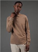 BURTON Mocha Long Sleeve Smart Jersey Polo Shirt M