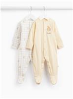 Winnie The Pooh Print Sleepsuits 2 Pack 12-18 months
