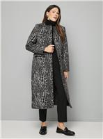 WALLIS Animal Print Button Detail Coat 10