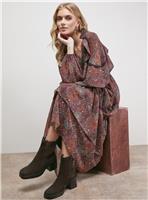 OASIS Barbara Suede Chunky High Heeled Chelsea Boots 4