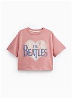 Pink The Beatles Graphic T-Shirt 9 years