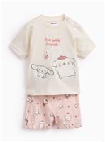 Pink Hello Kitty T-Shirt & Shorts Set Up to 3 mths