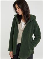 JD WILLIAMS Borg Longline Zip Through Hoodie 28