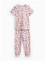 Lilac Disney Print Short Sleeve Pyjamas 1-2 years