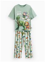 Green Toy Story Print Pyjamas 1-2 years