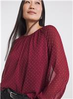 JD WILLIAMS Diamante Spot Raglan Blouse 28
