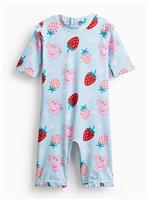 Blue Peppa Pig Print Sunsafe Swimsuit 1.5 - 2 Years