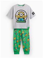 Grey Minion Print Pyjamas 8-9 years