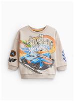 Cream Hot Wheels Graphic Sweatshirt 6-7 years