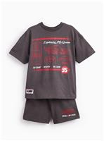Black Cars Lightning McQueen T-Shirt & Shorts Set 6 years