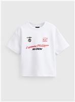 White Disney Cars Lightning McQueen T-Shirt 6 years