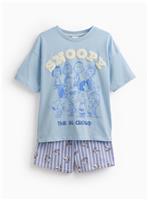 Blue Snoopy Shortie Pyjamas 8-9 years