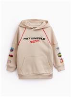 Stone Hot Wheels Graphic Print Hoodie 9 years