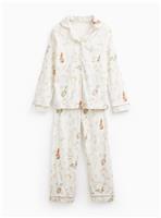 Mini Me White Peter Rabbit Print Traditional Pyjamas 4-5 years