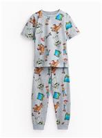 Grey Toy Story Print Pyjama Set 1-2 years