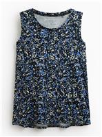 REAKTIV Ditsy Floral Print Loose Swing Vest L