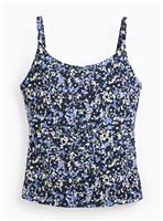 REAKTIV Ditsy Print Fitted Crop Vest XS