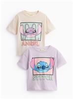 Lilo & Stitch Graphic T-Shirts 2 Pack 6-7 years