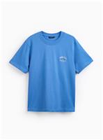 REAKTIV Blue Yoga Slogan Oversized Tee XXL