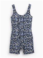 REAKTIV Ditsy Floral Print All-in-One Unitard L