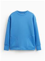 REAKTIV Blue Luxe Scuba Sweatshirt XL