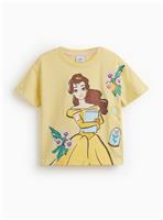 Yellow Disney Belle Graphic T-Shirt 3-4 years