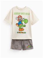 Super Mario & Yoshi Print Shortie Pyjamas 89 years