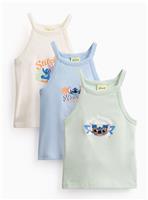 Lilo & Stitch Graphic Vests 3 Pack 13 years