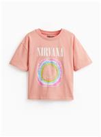 Pink Nirvana Graphic T-Shirt 12 years