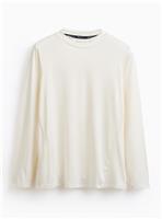 REAKTIV Cream Yoga Long Sleeve Post Workout Top L