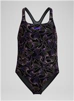 SPEEDO Girls HyperBoom Allover Medalist Swimsuit 15-16 years