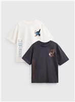 Sonic Graphic T-Shirts 2 Pack 5 years