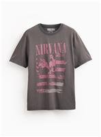 Charcoal Nirvana Graphic T-Shirt XL