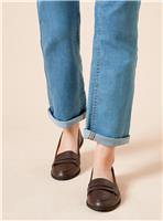 DOROTHY PERKINS Wide Fit Lara Penny Loafers Brown 4