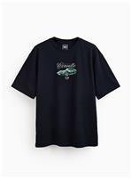 Navy Corvette Graphic Print T Shirt L