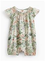 Tu x Morris & Co. Strawberry Thief Floral Print Romper 18-24 months