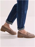 DOROTHY PERKINS Leoni Chunky Loafers Taupe 3
