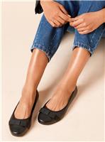 DOROTHY PERKINS Wide Fit Paris Bow Detail Ballet Pumps Black 5