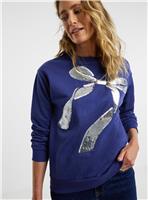JD WILLIAMS Placement Sequin Bow Sweatshirt 32