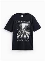 Black The Beatles Abbey Road Graphic T-Shirt L