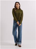 DOROTHY PERKINS Khaki Pointelle Jumper XL